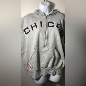 Chicos anniversary half zip up hoodie